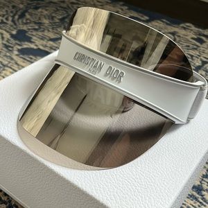 New Dior Sun Visor in White